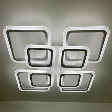 Светодиодная люстра LI8822/4+4B WH 176W, фото , изображение 9