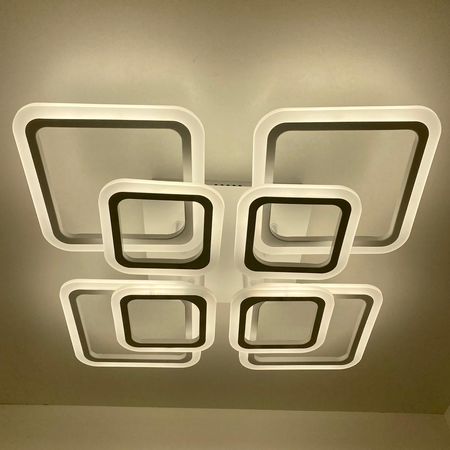 Светодиодная люстра LI8822/4+4B WH 176W, фото , изображение 5