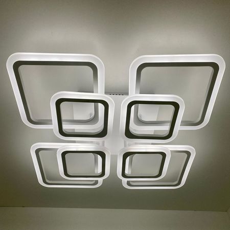 Светодиодная люстра LI8822/4+4B WH 176W, фото , изображение 6