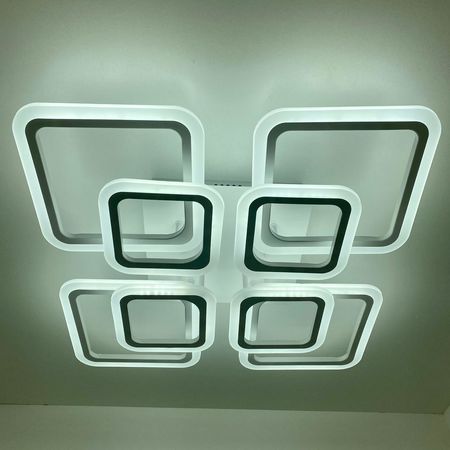 Светодиодная люстра LI8822/4+4B WH 176W, фото , изображение 8