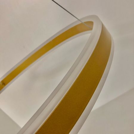 Люстра светодиодная ESTARES STELLA 96W GD/WT, фото , изображение 9