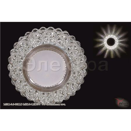 Встр. свет-к 14311-9.0-001LD MR16+LED3W WT, фото 