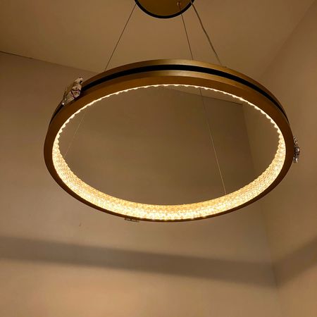 Подвес светодиодный MD 77084/1/500 MATT FGD+BK 62W, фото , изображение 2