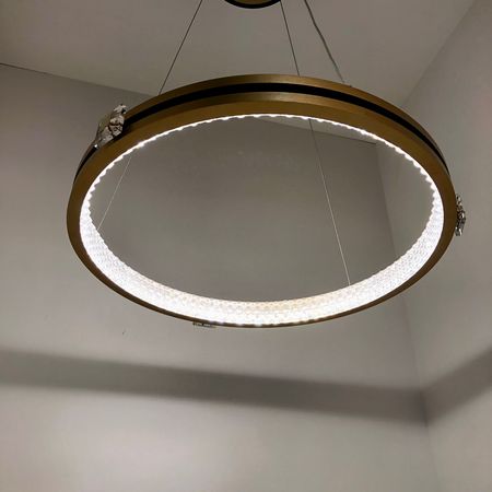 Подвес светодиодный MD 77084/1/500 MATT FGD+BK 62W, фото , изображение 4