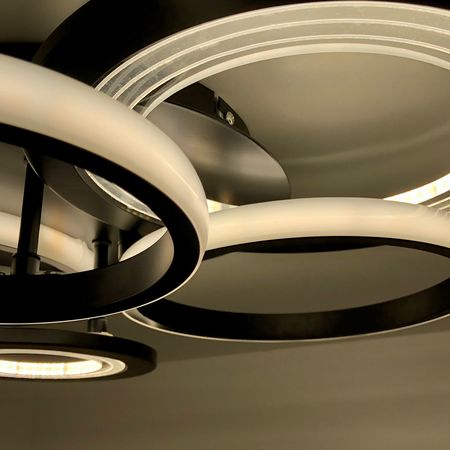 Люстра с/д Х20454/5S BK LED 120W, фото , изображение 5