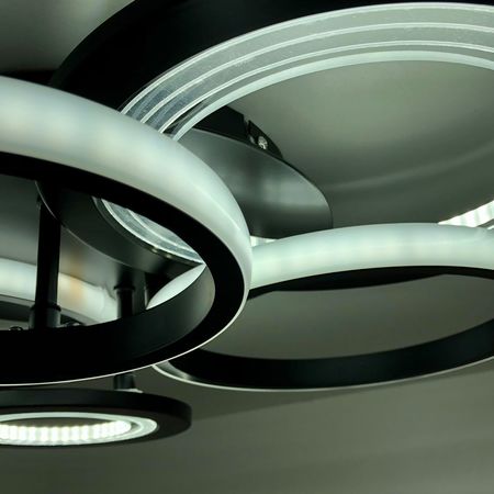 Люстра с/д Х20454/5S BK LED 120W, фото , изображение 6