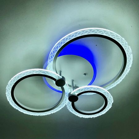 Светодиодная люстра 55672/3 WT, фото 