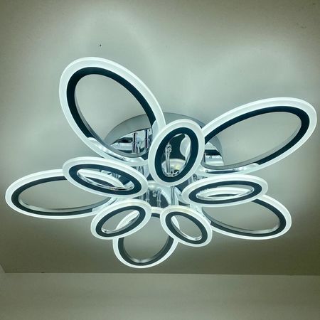 Светодиодная люстра LI8877/5+5А CR 160W, фото , изображение 2