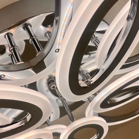 Светодиодная люстра LI8877/5+5А CR 160W, фото , изображение 4