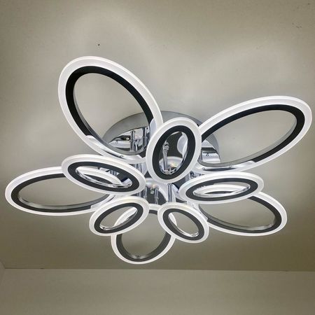 Светодиодная люстра LI8877/5+5А CR 160W, фото 