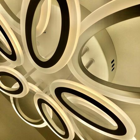 Светодиодная люстра LI8877/5+5А WH 160W, фото , изображение 3