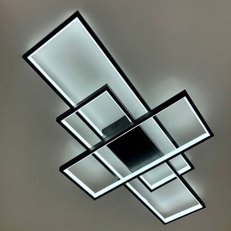 Светильник ESTARES SVEN 120W BK/WH 3-S-APP, фото , изображение 2