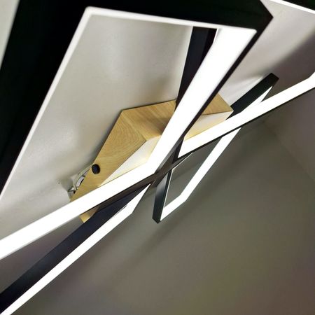 Светильник светодиодный ESTARES ORLANDO 120W BK/WOOD/WHITE, фото , изображение 4