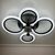 Люстра светодиодная 3009/2+2 COFFE 80W, фото , изображение 4